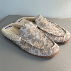 Rothy's Beige and Cream Mules